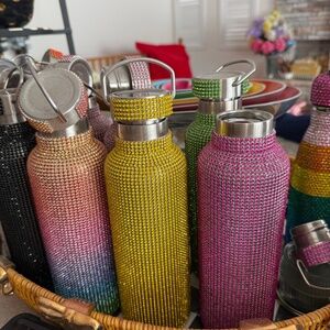 NEW TOMO Bedazzled Water Bottles 25  OZMany Colours Available 11 color available